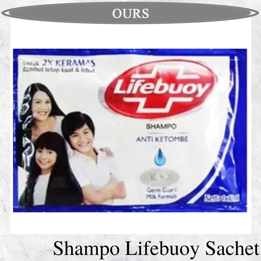 Jual lifebuoy shampo sachet 9ml anti ketombe , anti rambut rontok ...