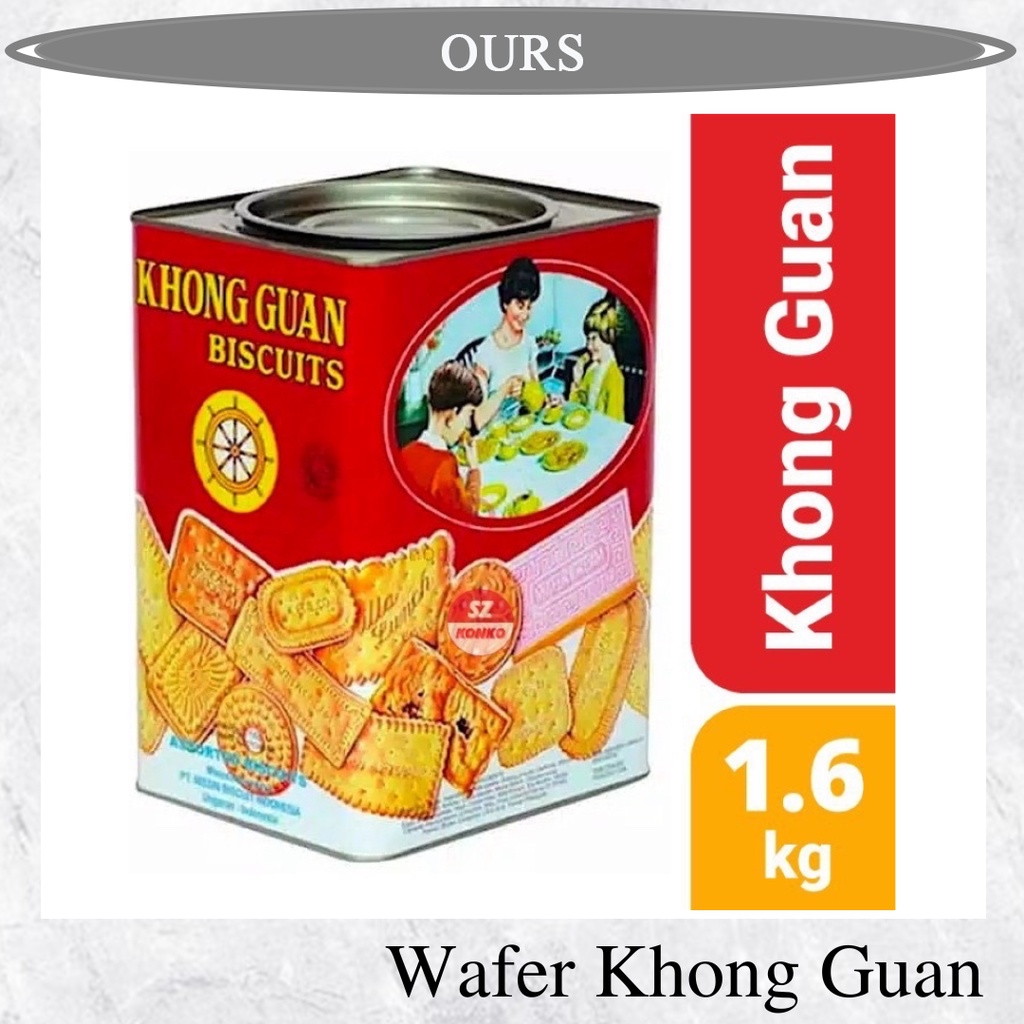 Wafer Khong Guan Kaleng 1600gr