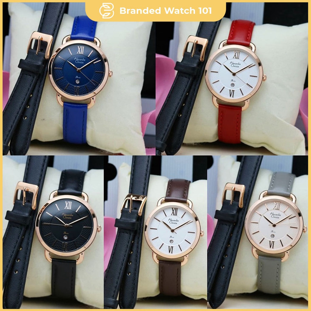 ORIGINAL Jam Tangan Wanita Alexandre Christie AC 2674 / AC2674 Garansi Resmi 1 Tahun