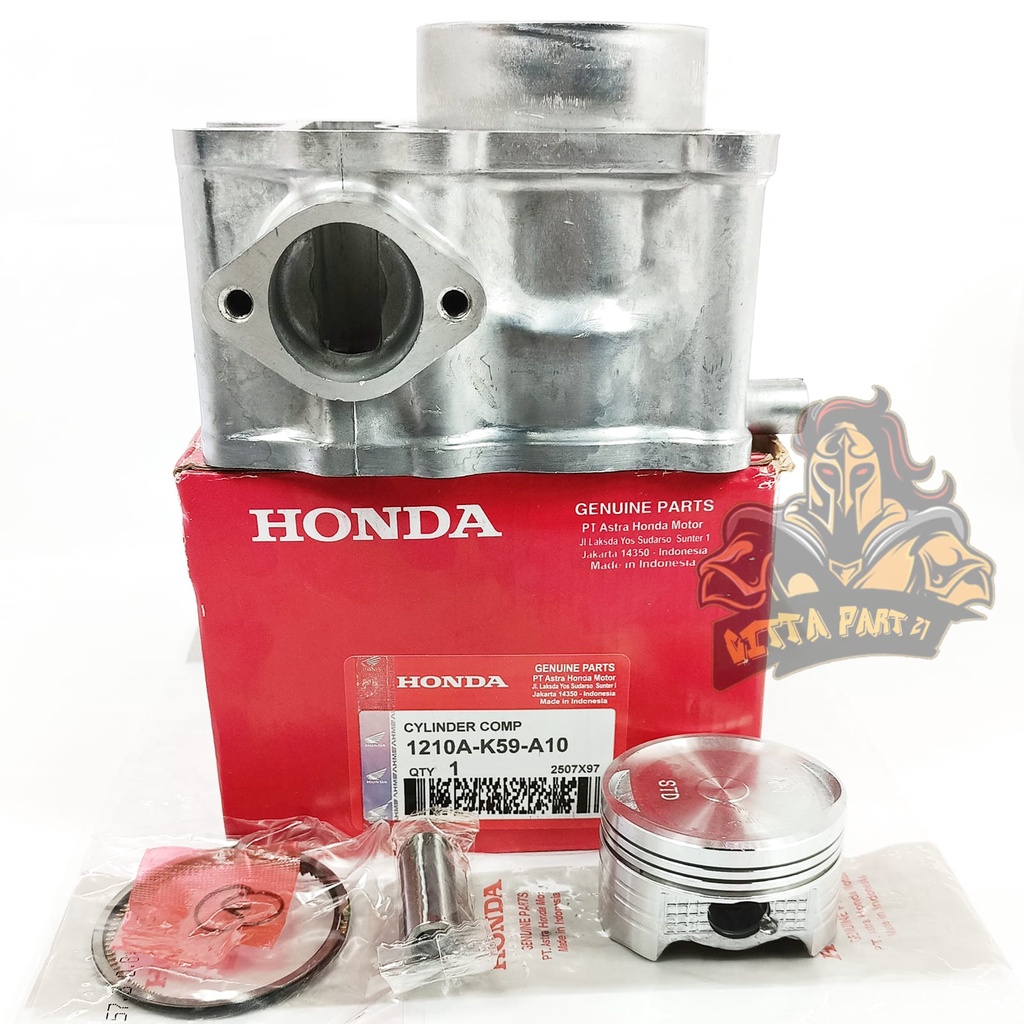 CYLINDER BLOK SEHER PISTON RING KOMPLIT HONDA K59 KUALITAS ASLI ORIGINAL HONDA AHM PRESISI TINGGAL PASANG BAHAN BERKUALITAS DAN DIJAMIN AWET VARIO 150 LED VARIO 150 ESP