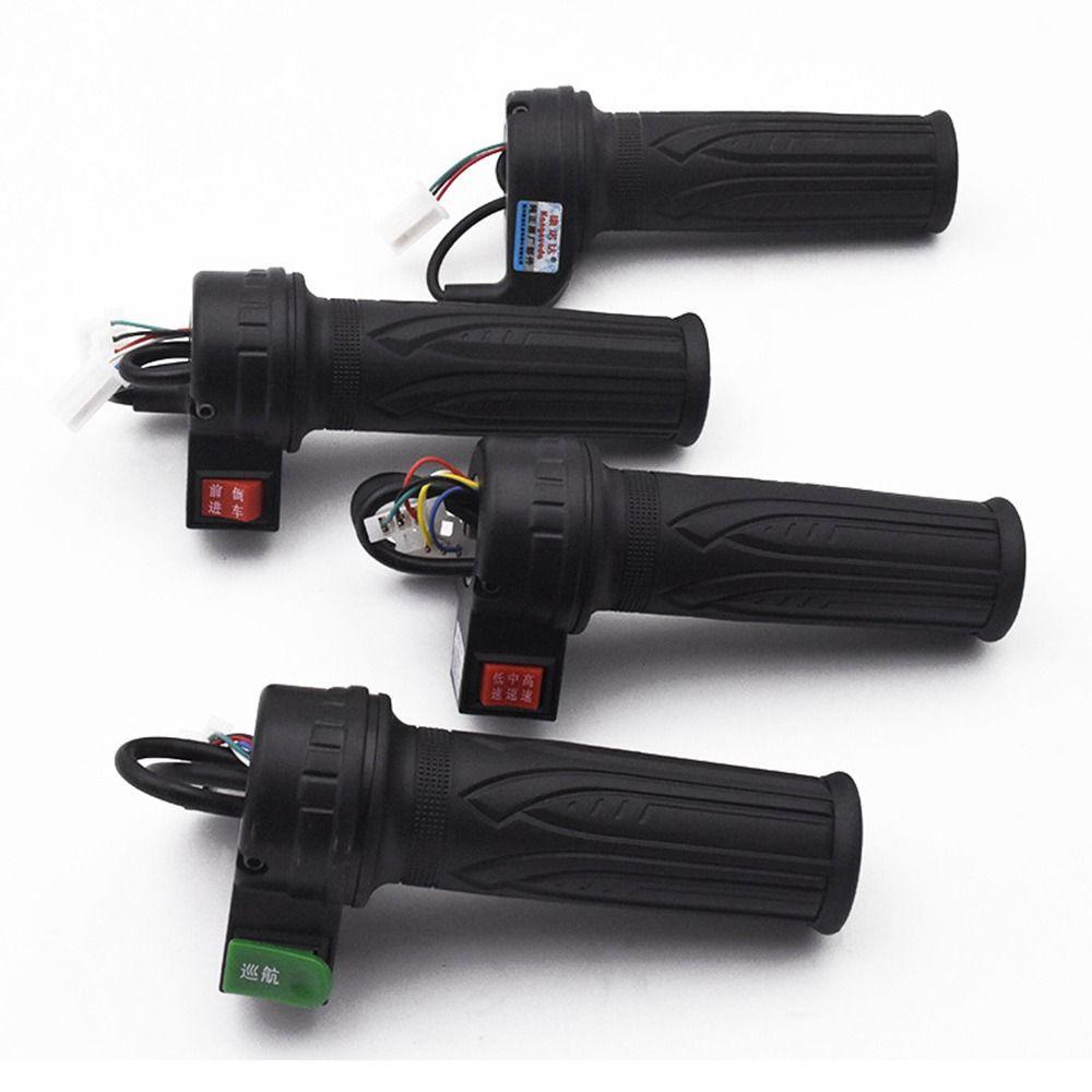 R-FLOWER Speed Stang Throttle Gagang Putar Elektrik Gagang Throttle Pegangan Throttle Bersepeda