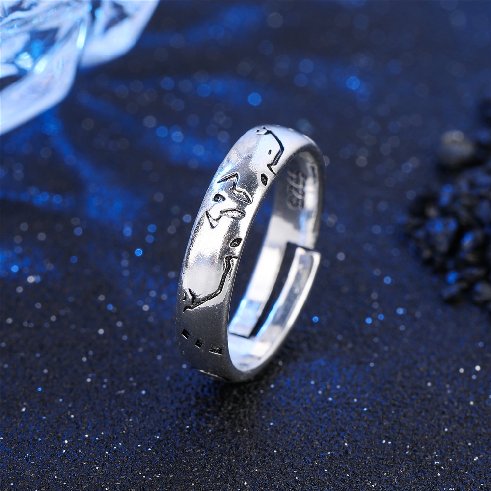 Cincin Model Dua Sisi Desain King of the Damned