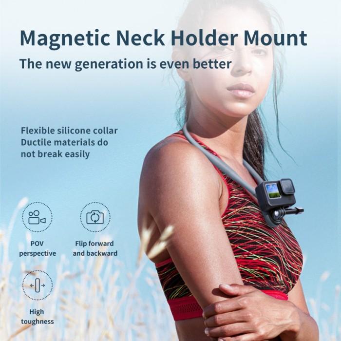 Telesin Magnetic Neck Hanging Phone Camera Action Holder Bracket