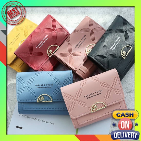 Dompet Panjang Wanita Korea Kulit Croco Hitam Import Tipis Resleting Slot Kartu Uang Simple Lucu Lin