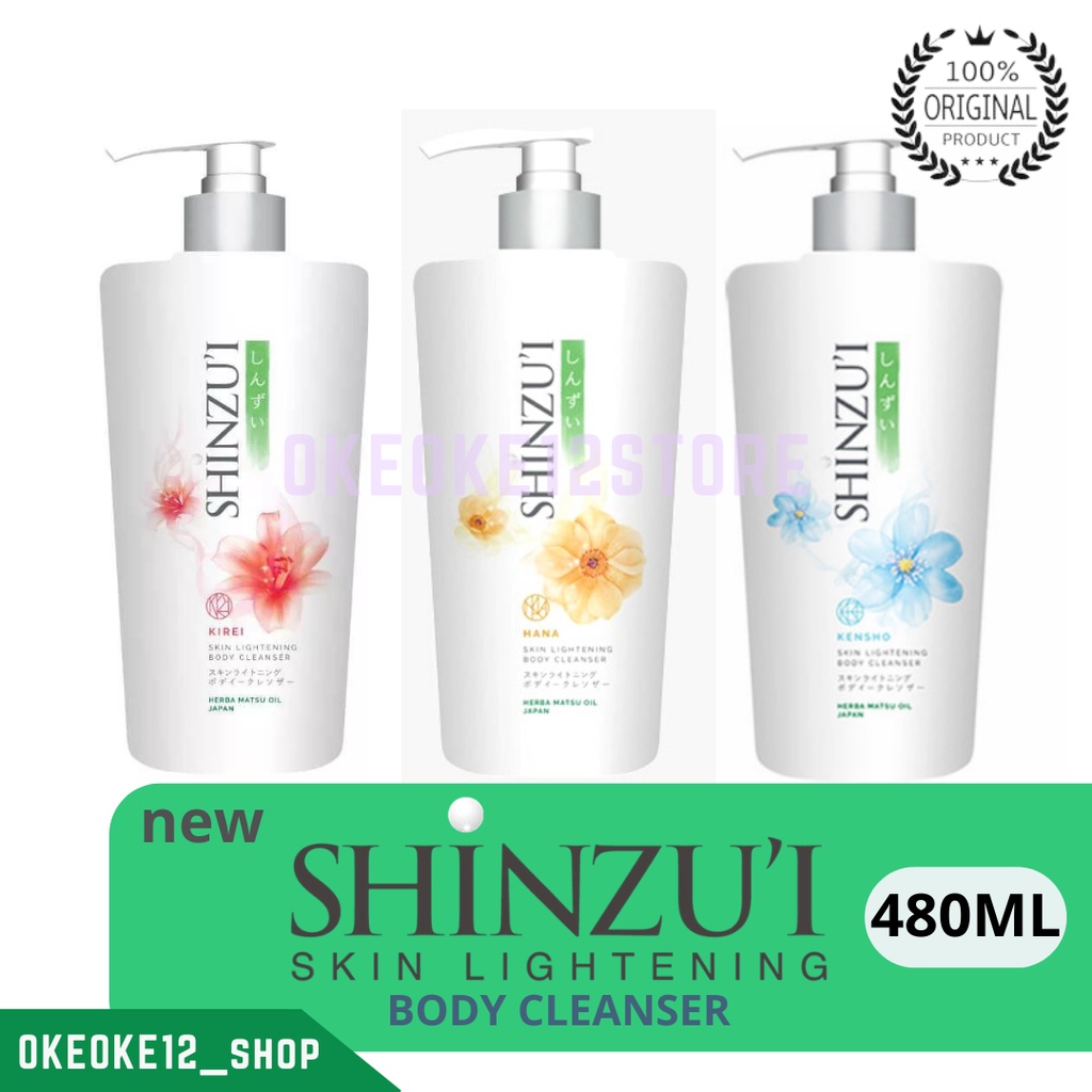 Shinzui sabun cair pompa 480ml all variant dan kemasan isi ulang