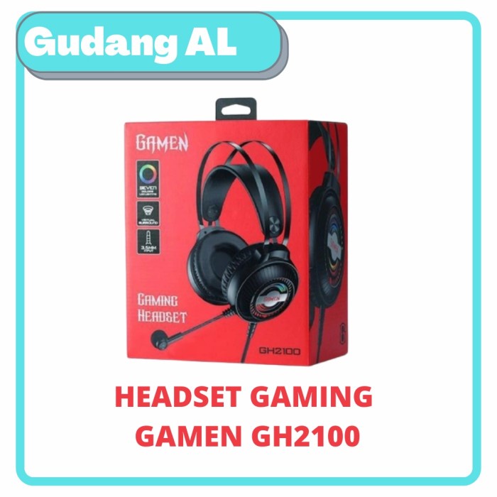 Unik Headset Gaming Headphone Gh2100 Original Gamen Gh2100 Limited