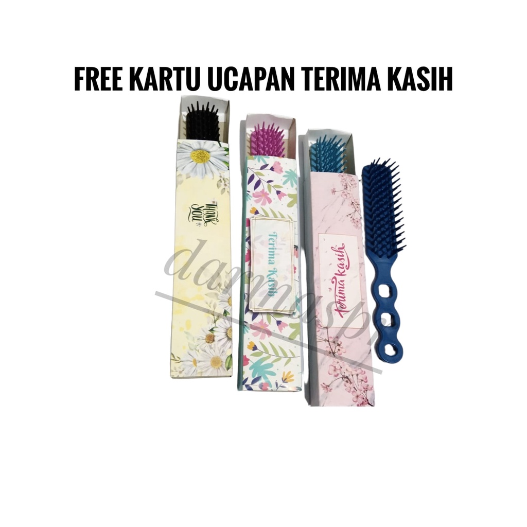 Souvenir Pernikahan 25pcs SISIR MODEL SIKAT Kemas BOX SLENDING full motif souvenir hadiah