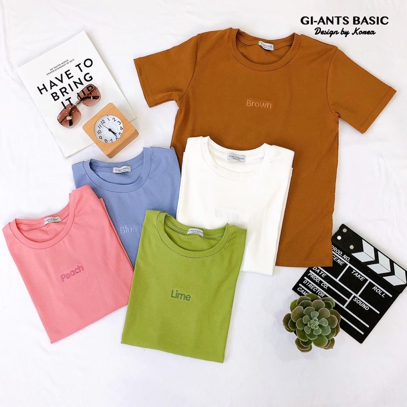 ATASAN GIANTS BASIC BORDIR TULISAN/KAOS BANGKOK (BJGB340)