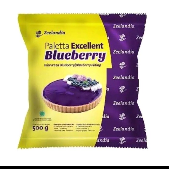 

ZEELANDIA Paletta Selai Isian Blueberry Bluberi Jam Filling 500 gr