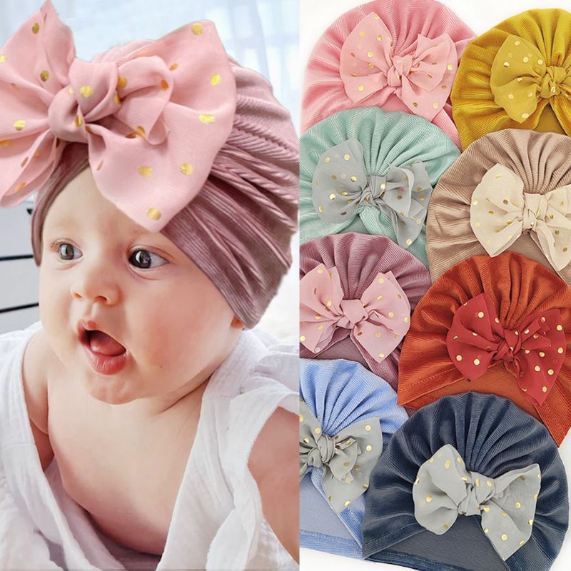 (pimenova) Topi bayi newborn bahan sued / beludru turban bayi topi bayi