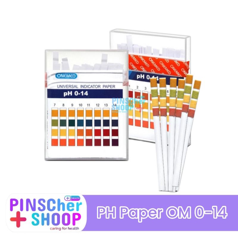 PH Indicator Paper 0 - 14 Universal PH Test Onemed