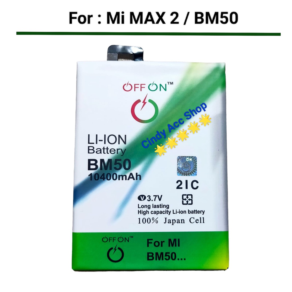 Baterai For Max 1 BM49 Mi Max 2 BM50 Batre Battery Double Power