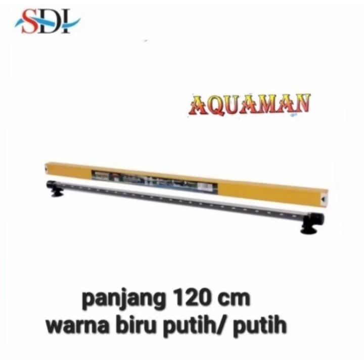 LAMPU CELUP AQUARIUM AQUAMAN 120CM 120 SENTI LED AQUASCAPE