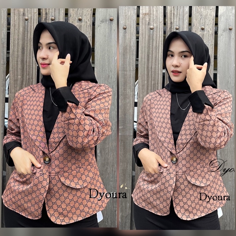 Blazer wanita / blazer / blezer wanita / BLAZER GCG WANITA IMFORT READY STOCK/ jaket wanita / blazer premium / BLAZER GC COKLAT IMPORT / LEZER GC PREMIUM TERMURAH Ready BY DYOURA