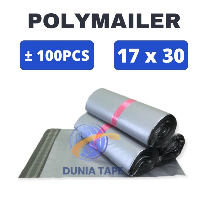 

Lucu Plastik Polymailer 17 X 30 Silver Abu Packaging Kantong Online Shop Berkualitas