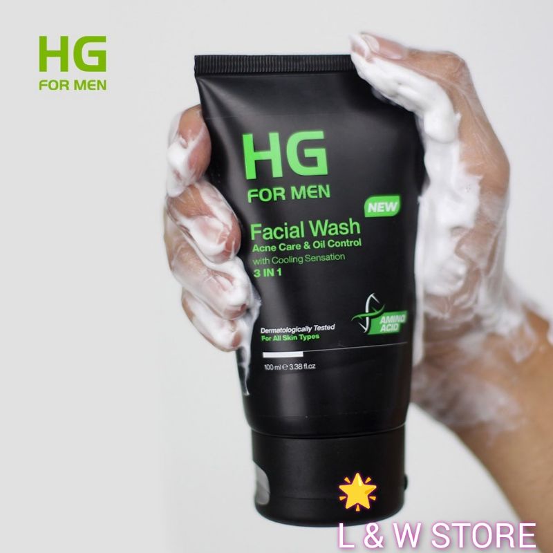 HG For Men Facial Wash Acne Care &amp; Oil Control 100ml