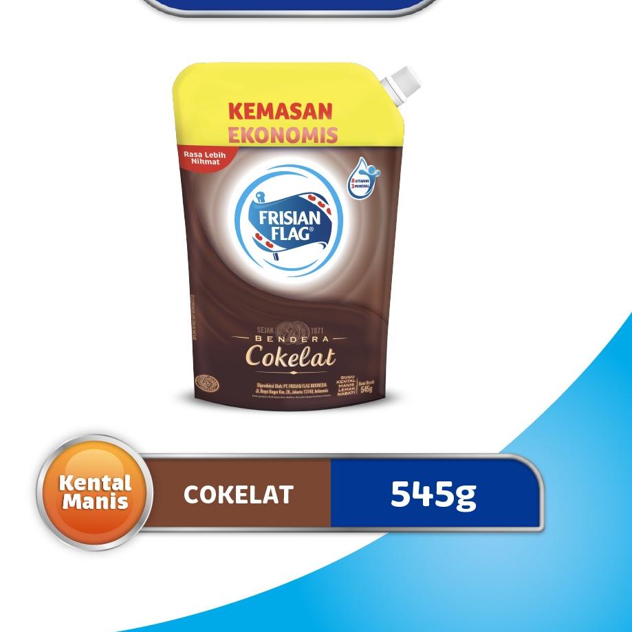 

Langsung dibeli--Frisian Flag Kental Manis Cokelat Pouch 545gr
