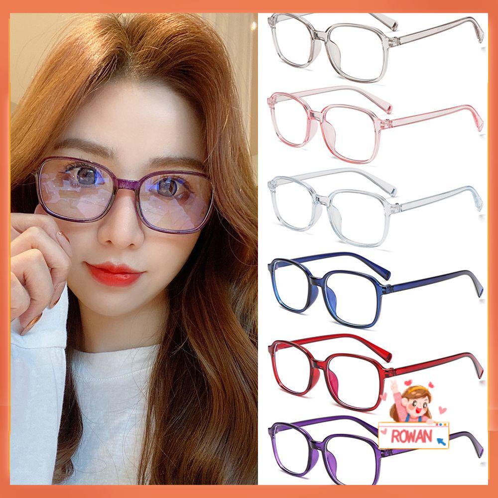 R-FLOWER Anti-Blue Light Glasses Fashion Portable Square Ultra Light Frame