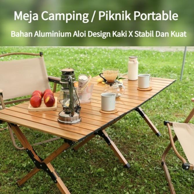 Meja Lipat Outdoor Meja Lipat Camping Meja Lipat Piknik Portable