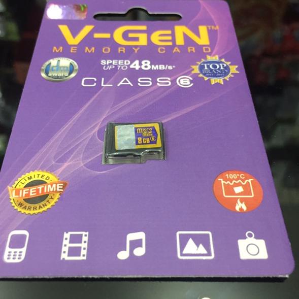 Kepuasan Belanja--V-Gen memory card 8gb memori 8gb VGen original