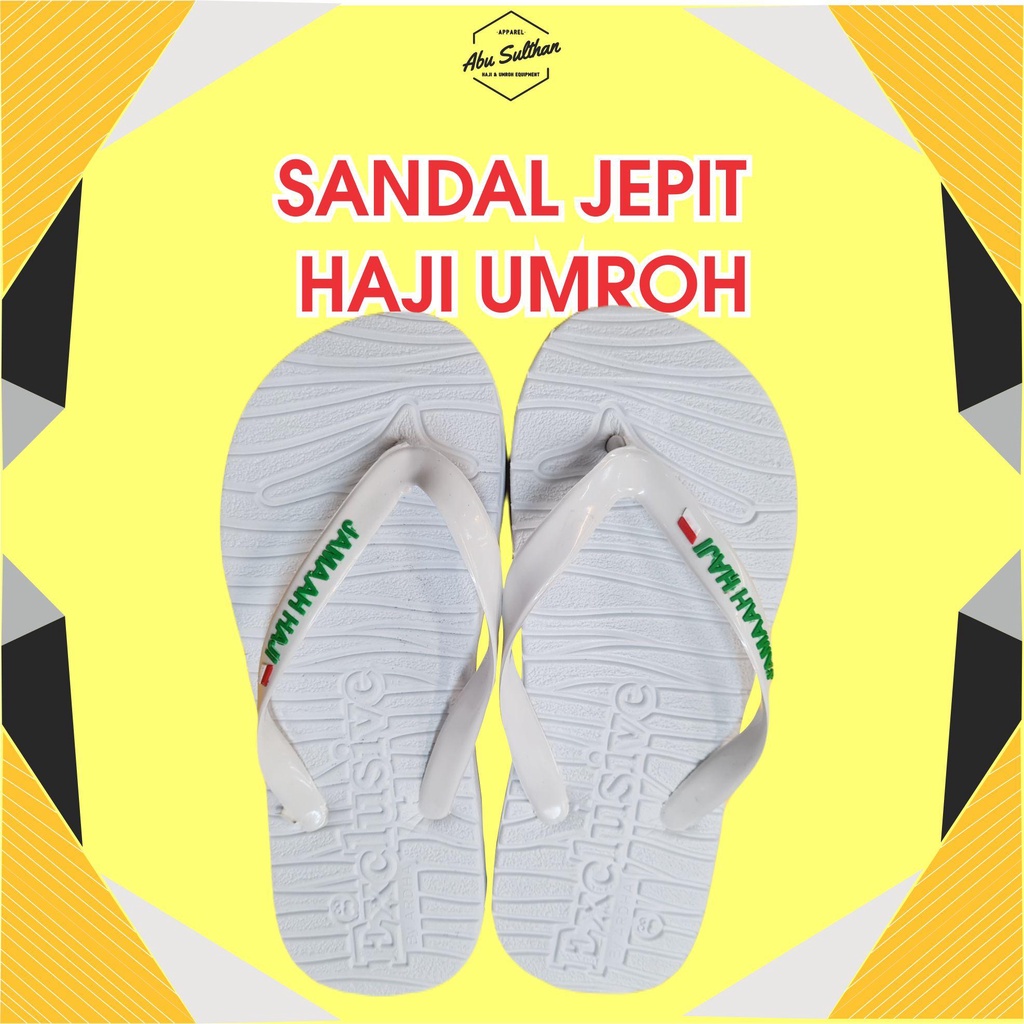 Sendal Jepit Haji Exclusive Haji Umroh Sandal Jepit Alas Kaki