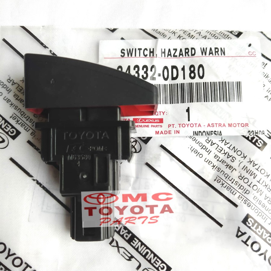 Switch Tombol Hazard Toyota Sienta 84332-0D180