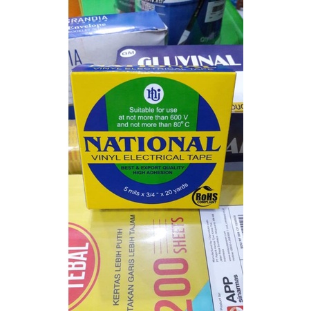 

isolasi hitam isolasi listrik national