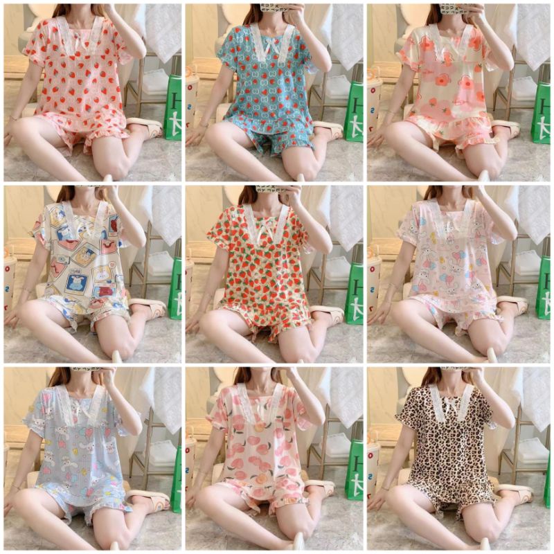 BAJU TIDUR WANITA IMPORT/PIYAMA HP WANITA IMPORT/FASHION WANITA