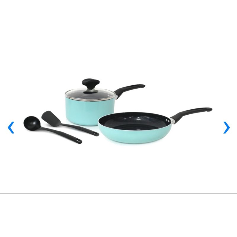 KRIS Set Perlengkapan Masak Lapisan Keramik Anti Lengket/Cooking Set