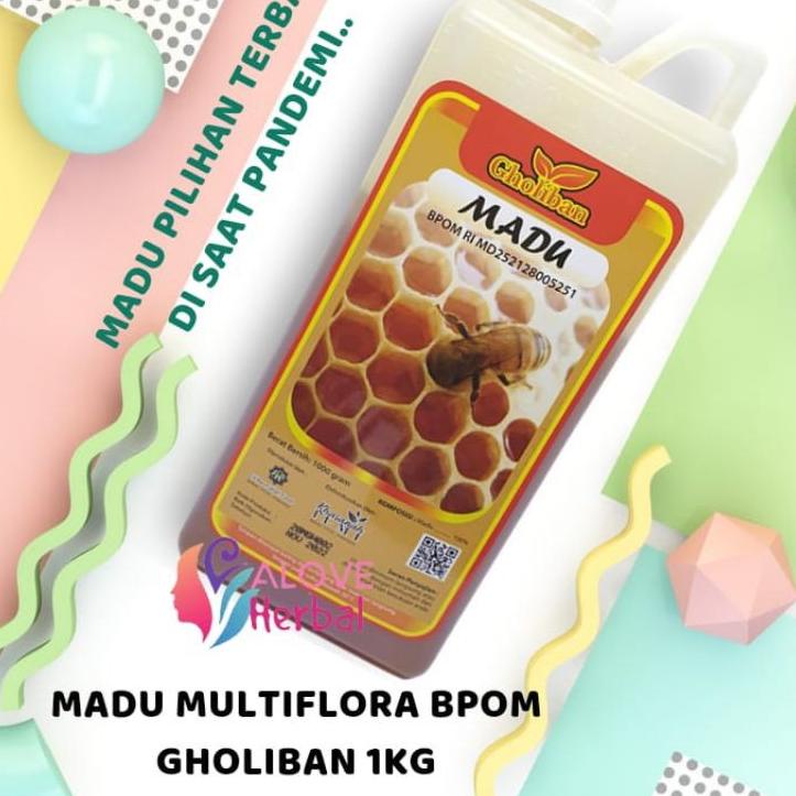 

10.10 HARGA GROSIR MADU MULTIFLORA BPOM GHOLIBAN 1KG !!