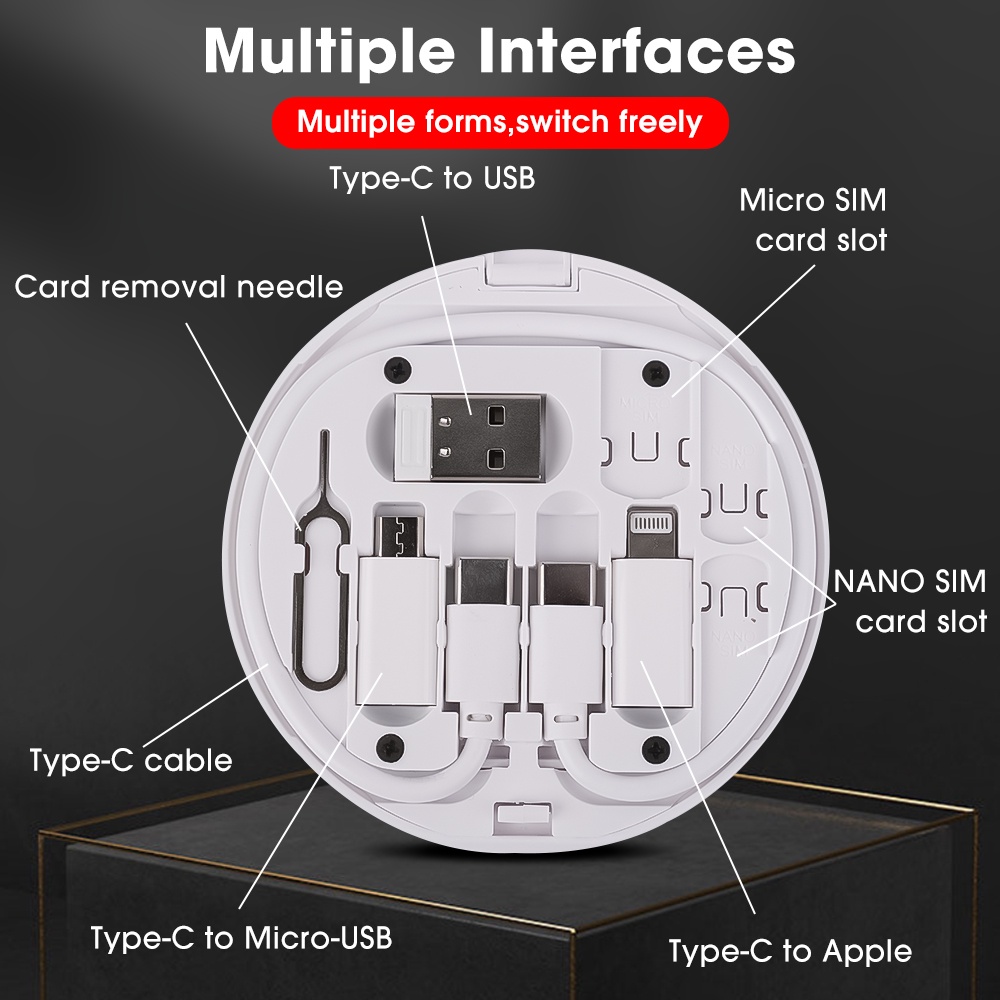 Cover Pelindung Kabel Data / Charger 60W Fast Charging Multifungsi Untuk IOS / Android