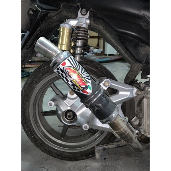 ARM EXHAUST CORONG BLACK FOR AEROX