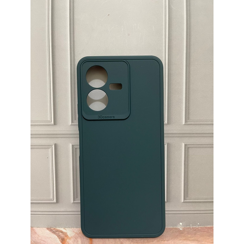 Vivo Y22 Soft Case Candy Proctector 3D Camera Silicon Warna Premium White_Cell