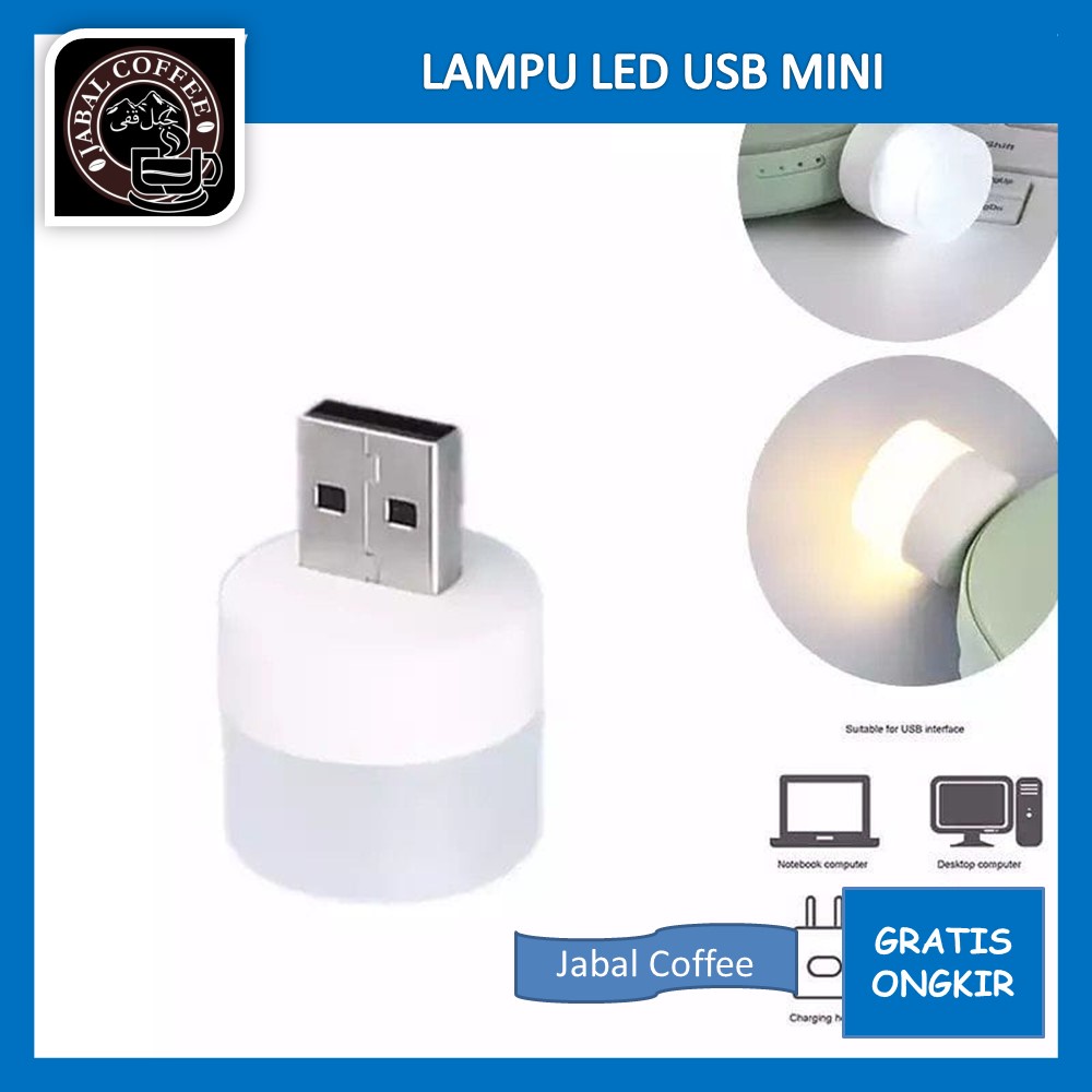 Lampu Mini LED USB Portable Kecil / Lampu LED USB Mini / Lampu Baca Lampu Travel
