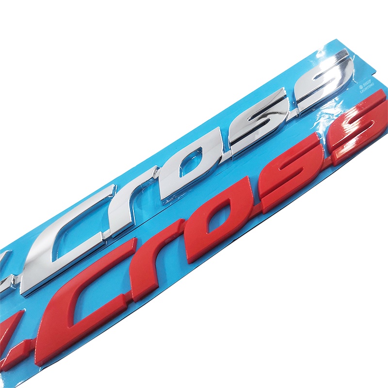 1pc Stiker Emblem / Badge V-CROSS Bahan ABS Untuk Bagasi Belakang Mobil ISUZU