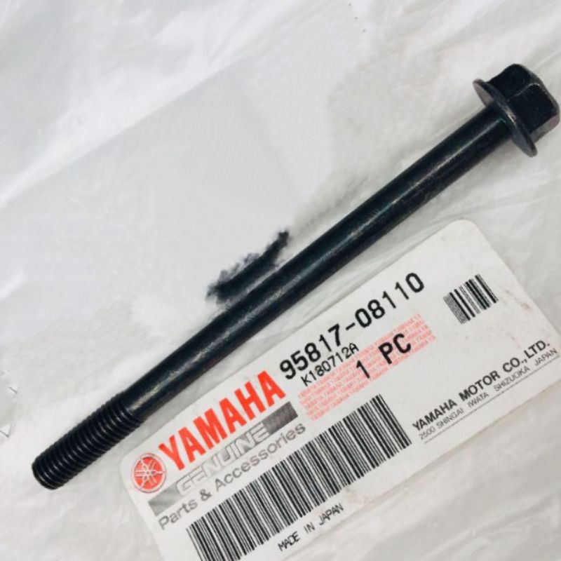 bolt baut gantungan mesin ke rangka FIZR F1ZR Force 1 Alfa Sigma Champ 95817-08110 asli original Yam