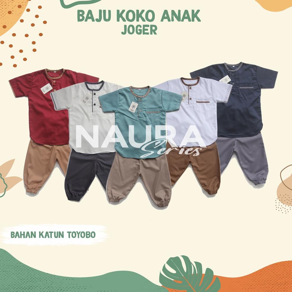 WF.18Oc22ᶜ ◦ Baju Koko Anak Setelan Laki laki Celana dan Baju Bahan Katun Toyobo Premium HQ Halus da