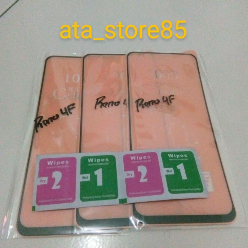 Tempered Glass Oppo Reno 4F | Reno4f Anti Gores Pelindung Pengaman Layar HP Matte Film Ceramics Original