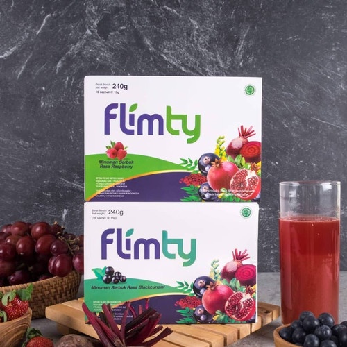 

FLIMTY FIBER ORIGINAL isi 16 Sachet Rasa Blackcurrant dan Raspberry