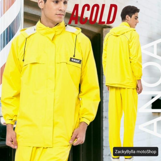 [BISA COD] Jas Hujan ACOLD Taslan Original Mirip Eiger, Doqment, Consina |