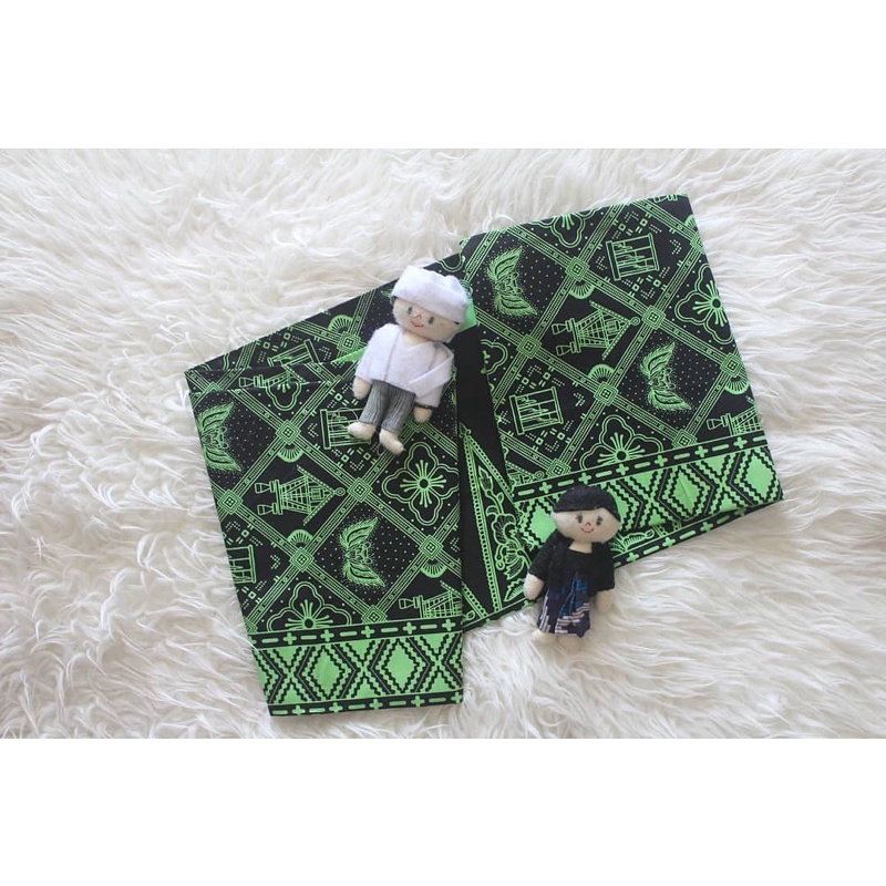 Kain Batik Baduy Banten Angklung Hijau