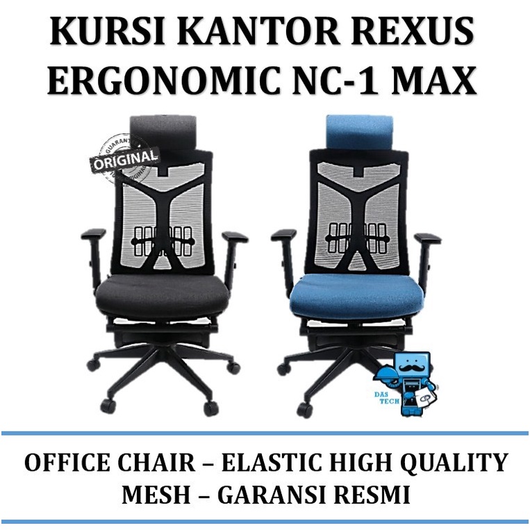 Rexus Ergonomic Office Chair Kursi Kantor NC-1 / NC1 Max