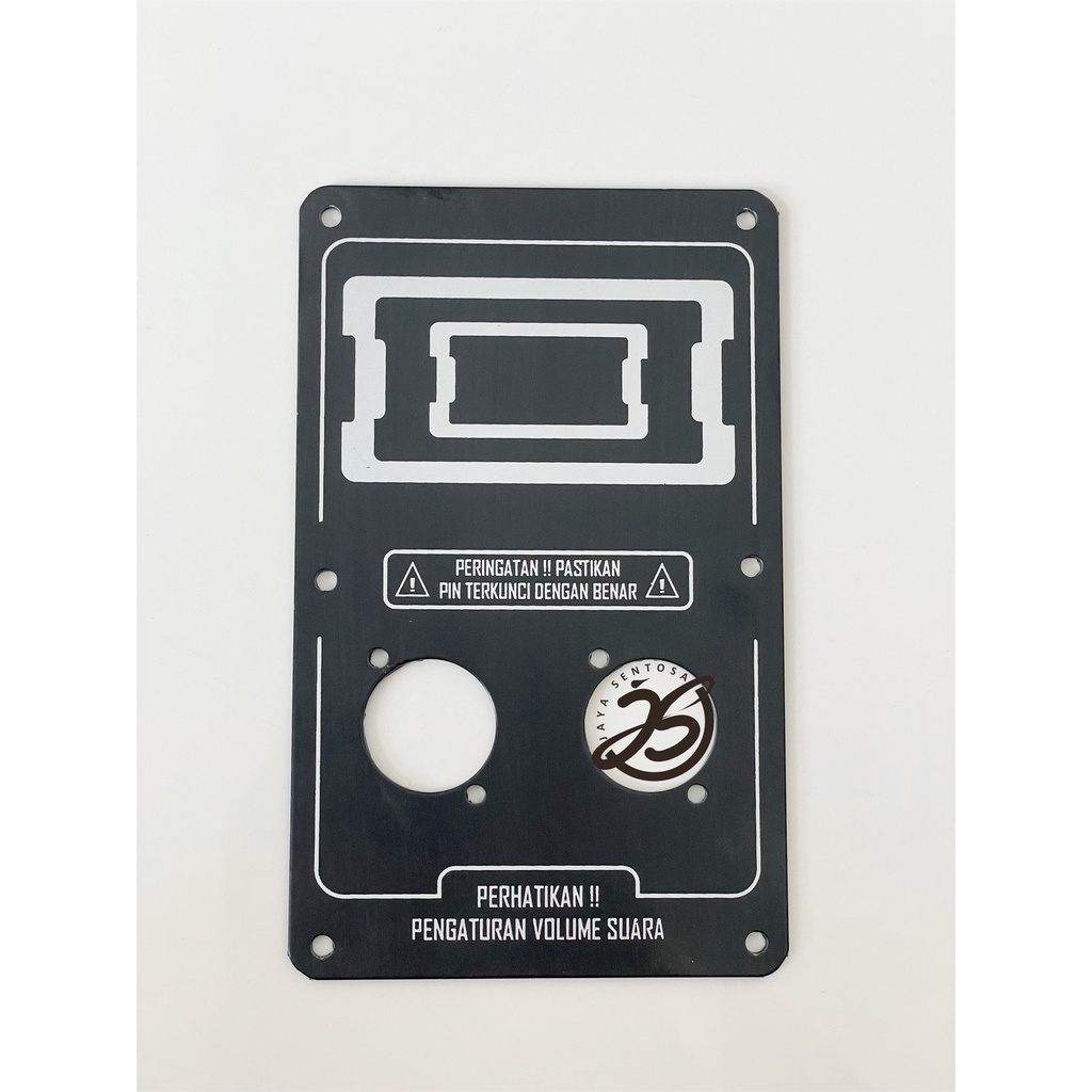 PLAT COVER PANEL SPEAKON ALUMUNIUM (2 CHANNEL) PANEL SPIKON  PREMIUM BOX DUDUKAN SPIKON
