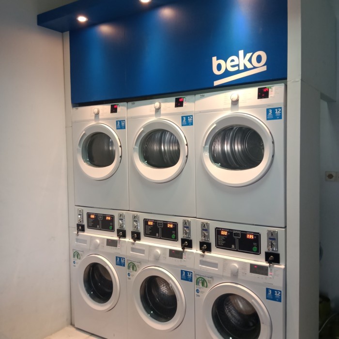 Pengering Baju Mesin Laundry Koin Beko