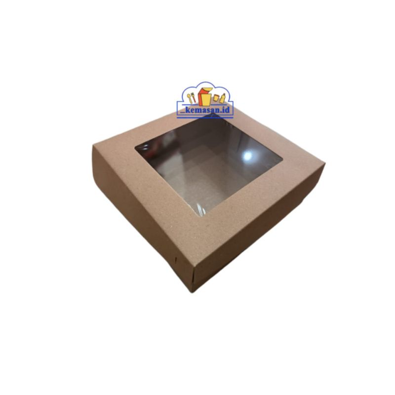 

DUS COKLAT KRAFT WINDOW FULL LAMINASI PIZZA 10PCS-FD
