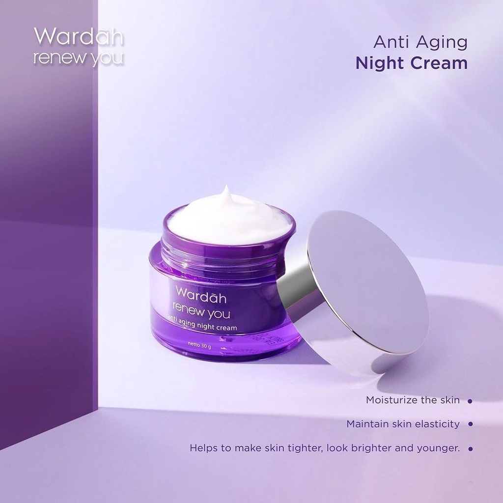 WARDAH RENEW YOU ANTI AGING NIGHT CREAM 30GR