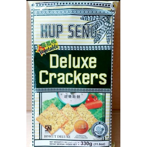 

hup seng vegetable 330gr deluxe crackers/biskuit/biscuit harga murah