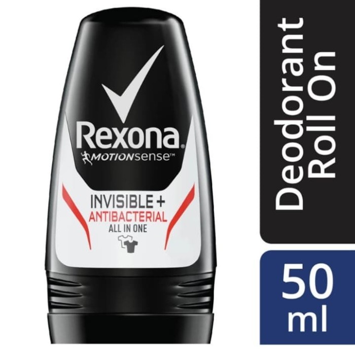 

REXONA MEN ROLL ON INVISIBLE+ANTIBACTERIAL 45ML / DEODORANT