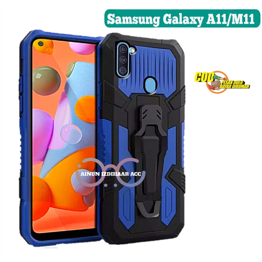 CASING HP SAMSUNG GALAXY A11/M11 MODEL BARU HARD CASE KLIP CASING SILIKON STANDING CASE