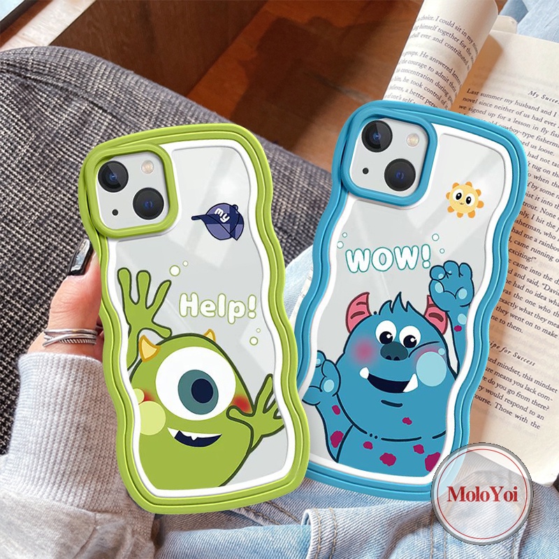 Soft Case TPU Motif Monster University Untuk IPhone 11 12 13 Pro MAX 7 8 Plus XR 6 6s Plus 14 Plus 14 Pro MAX X XS MAX SE 2020